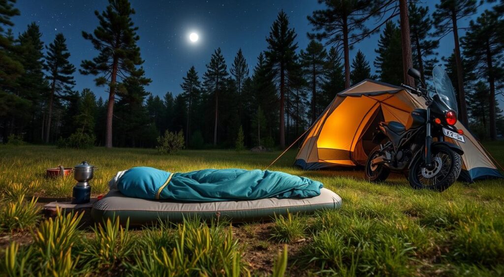 Motorcycle Camping Sleep System Motorcycle Camping Sleep System