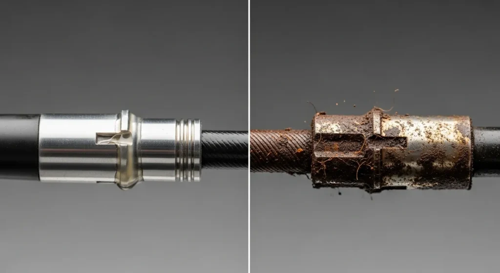 How to Handle a Stuck Throttle on a Bike 3 Dirt and corrosion can cripple your throttles responsiveness