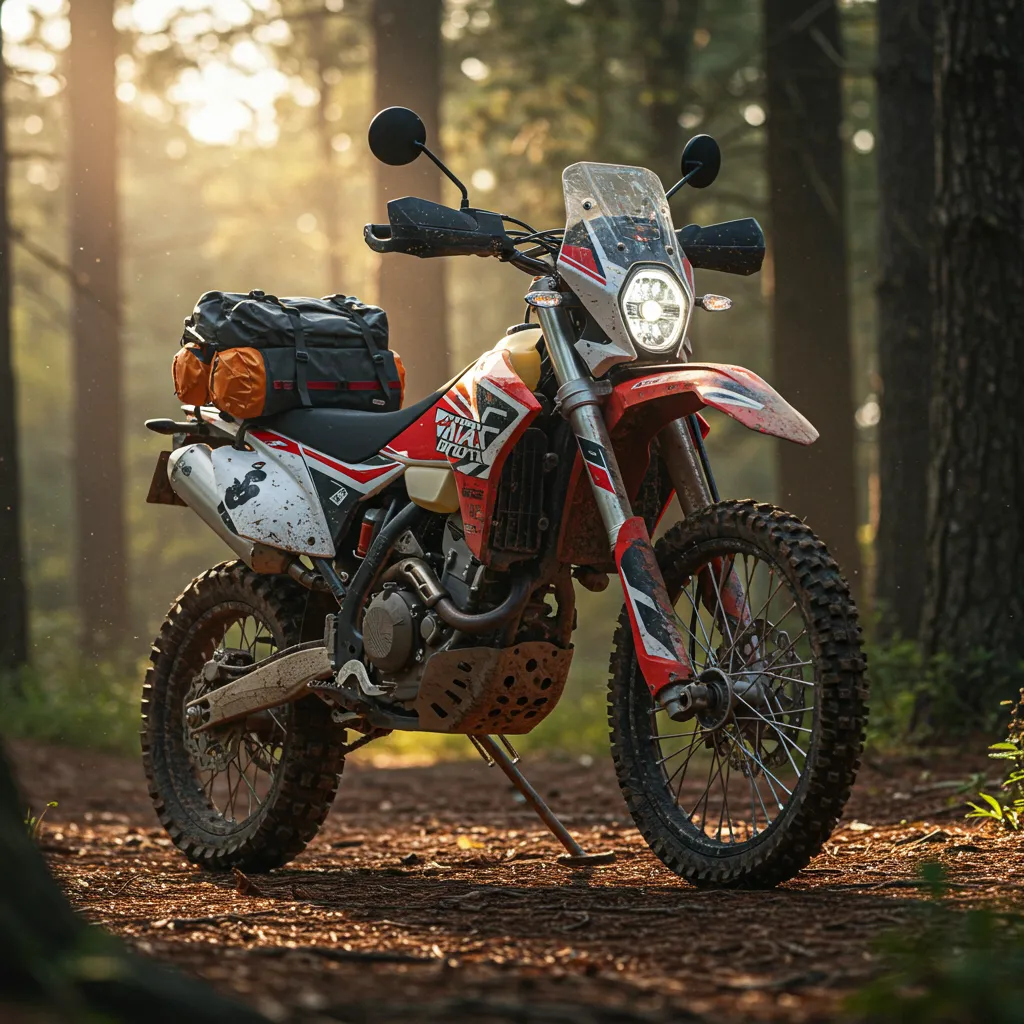 Enduro vs Motocross: Which Dirt Bike Is Right for You? 5 Fuel Tank and Lights Enduro Utility Setup