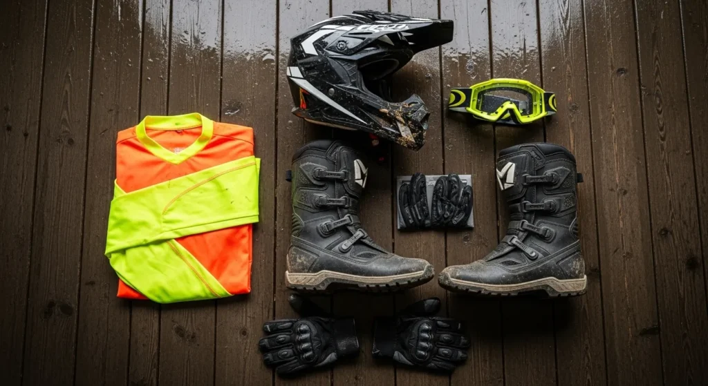 Gear Layout Flatlay
