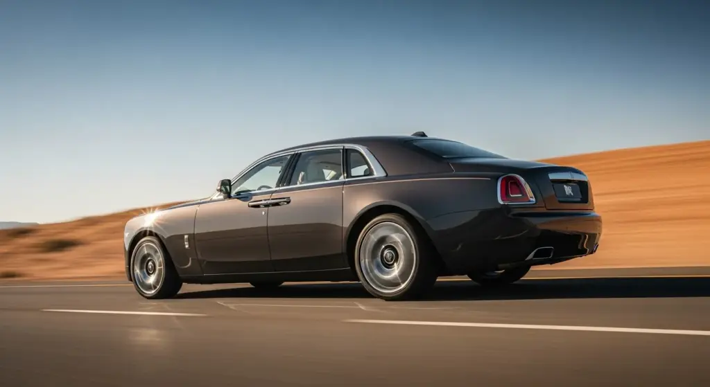 Rolls-Royce Just Rewrote Luxury with the 2026 Cruiser EV 3 2026 Rolls-Royce Cruiser electric bike in motion on desert highway.