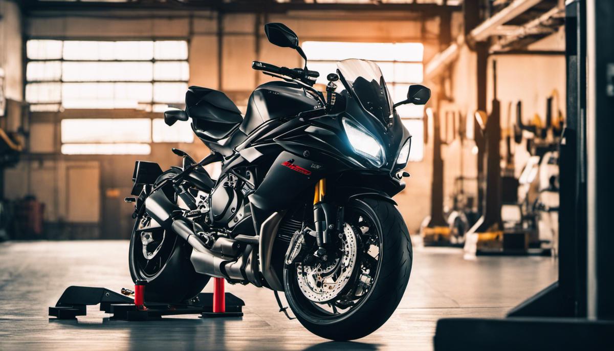 Fixing Motorcycle Wheel Alignment: A Comprehensive Guide 2 Motorcycle wheel alignment visual representation